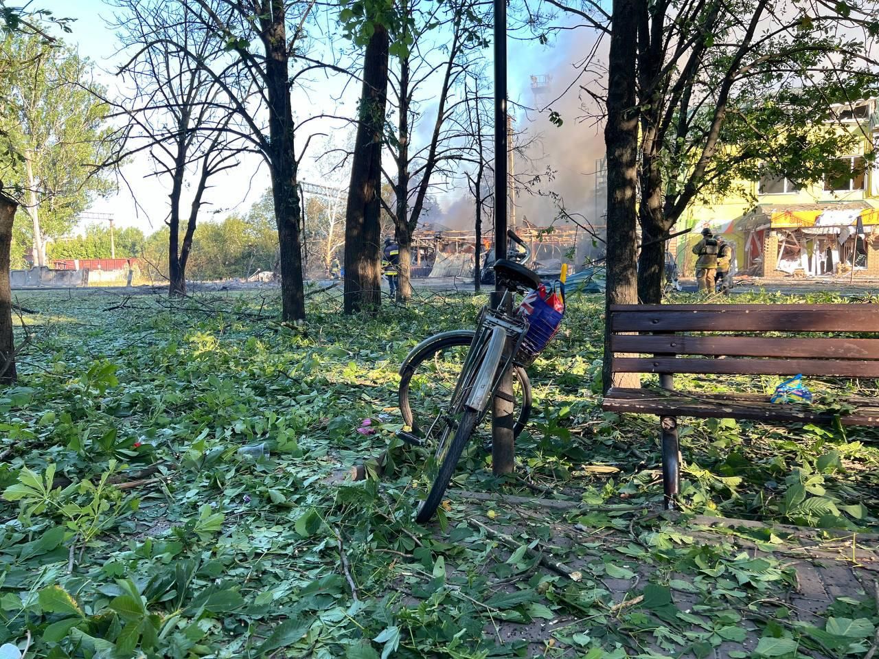 Терористи атакували місто Вільнянськ Запорізького району.