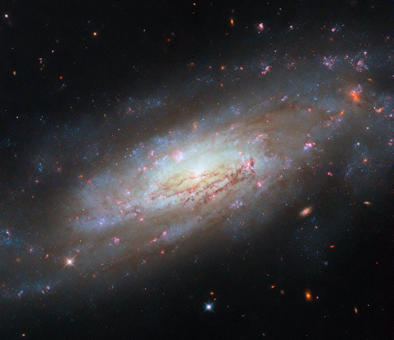 Галактика NGC 4951, спіральна галактика, яка розташована на відстані 49 мільйонів світлових років від Землі в сузір’ї Діви.