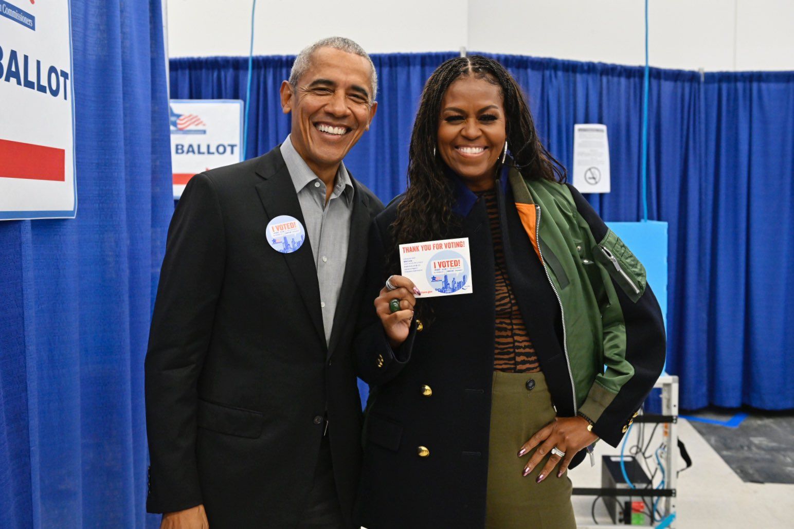 Барак Обама та його дружина Мішель голосуватимуть за Камалу Гарріс.