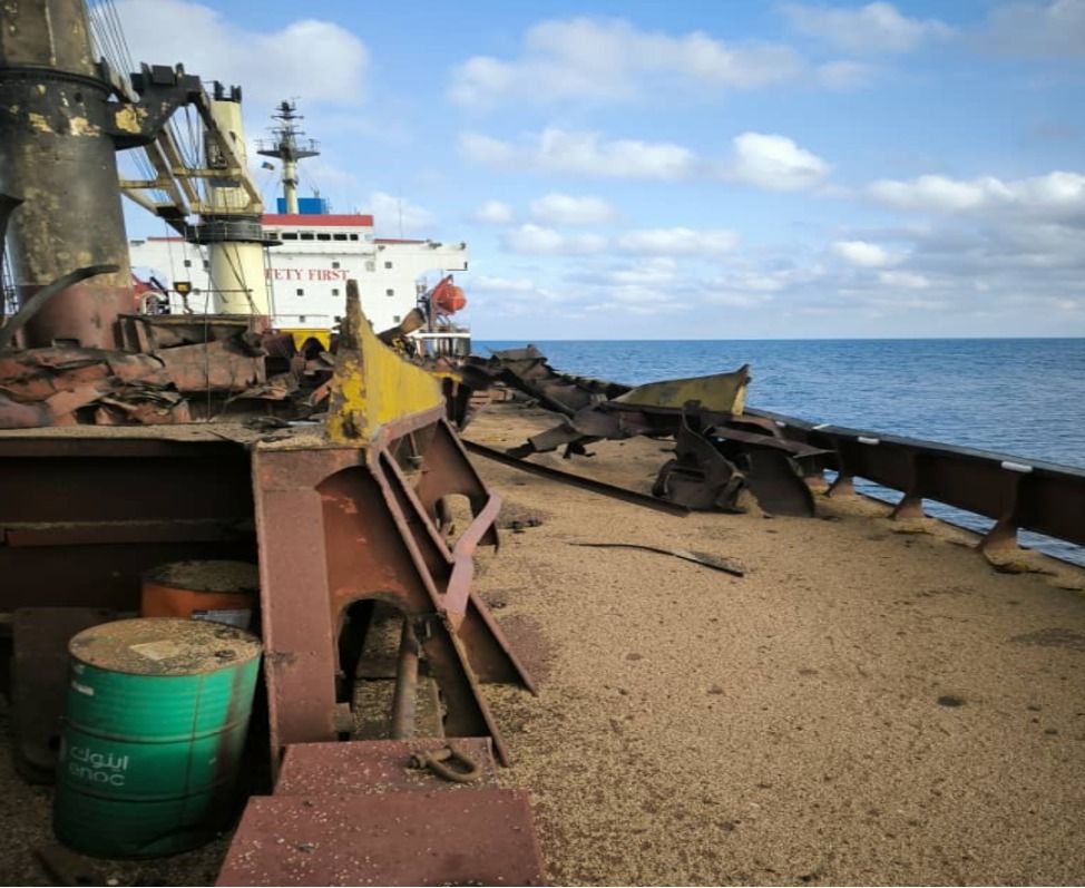 У Чорному морі росіяни вразили цивільне судно з пшеницею для Єгипту