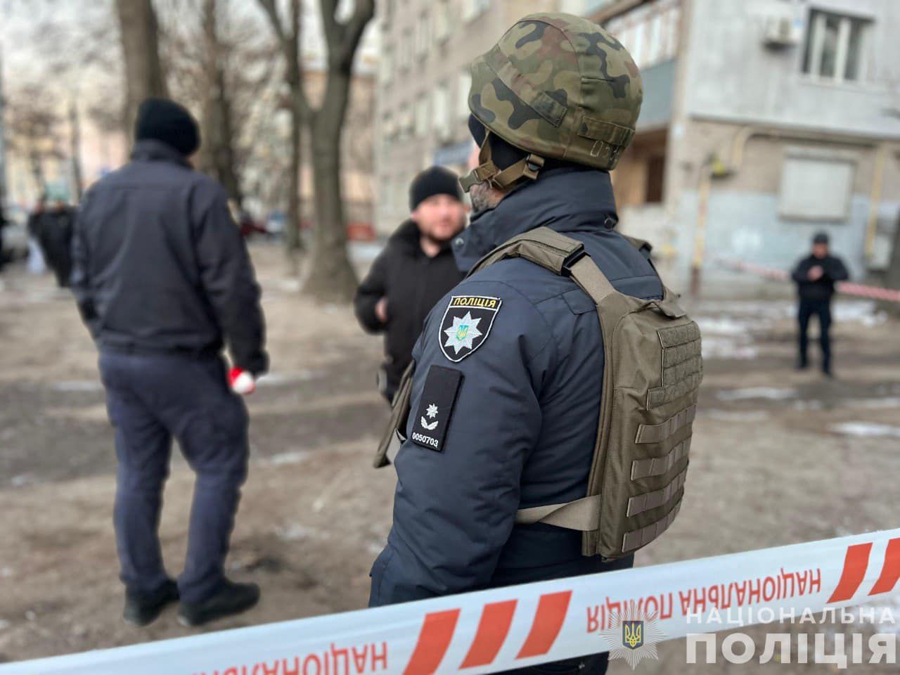 На місці вибуху в одному з центральних районів Дніпра працює поліція .