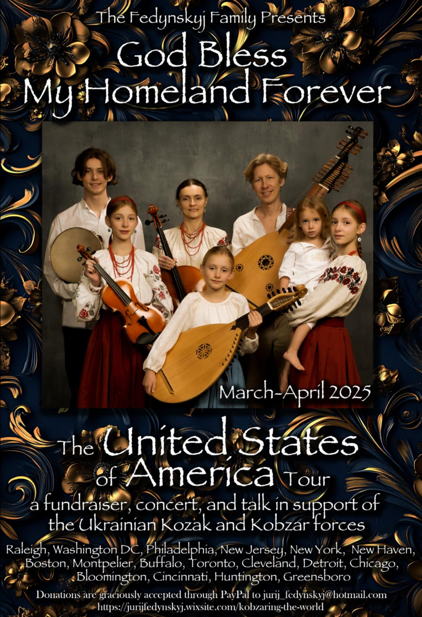 Український кобзар американського походження Юрко Фединський: Американці не люблять путіна