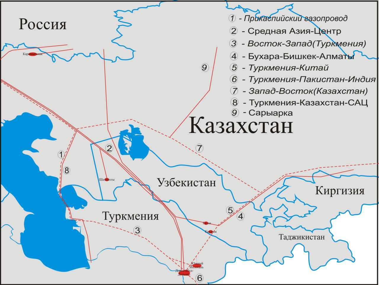 У Росії внаслідок вибухів вийшов із ладу магістральний газопровід "Центральна Азія – Центр", який забезпечує енергією об’єкти ВПК.