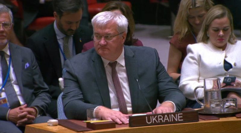 Із Європою рф уже воює — Сибіга на засіданні Ради Безпеки ООН