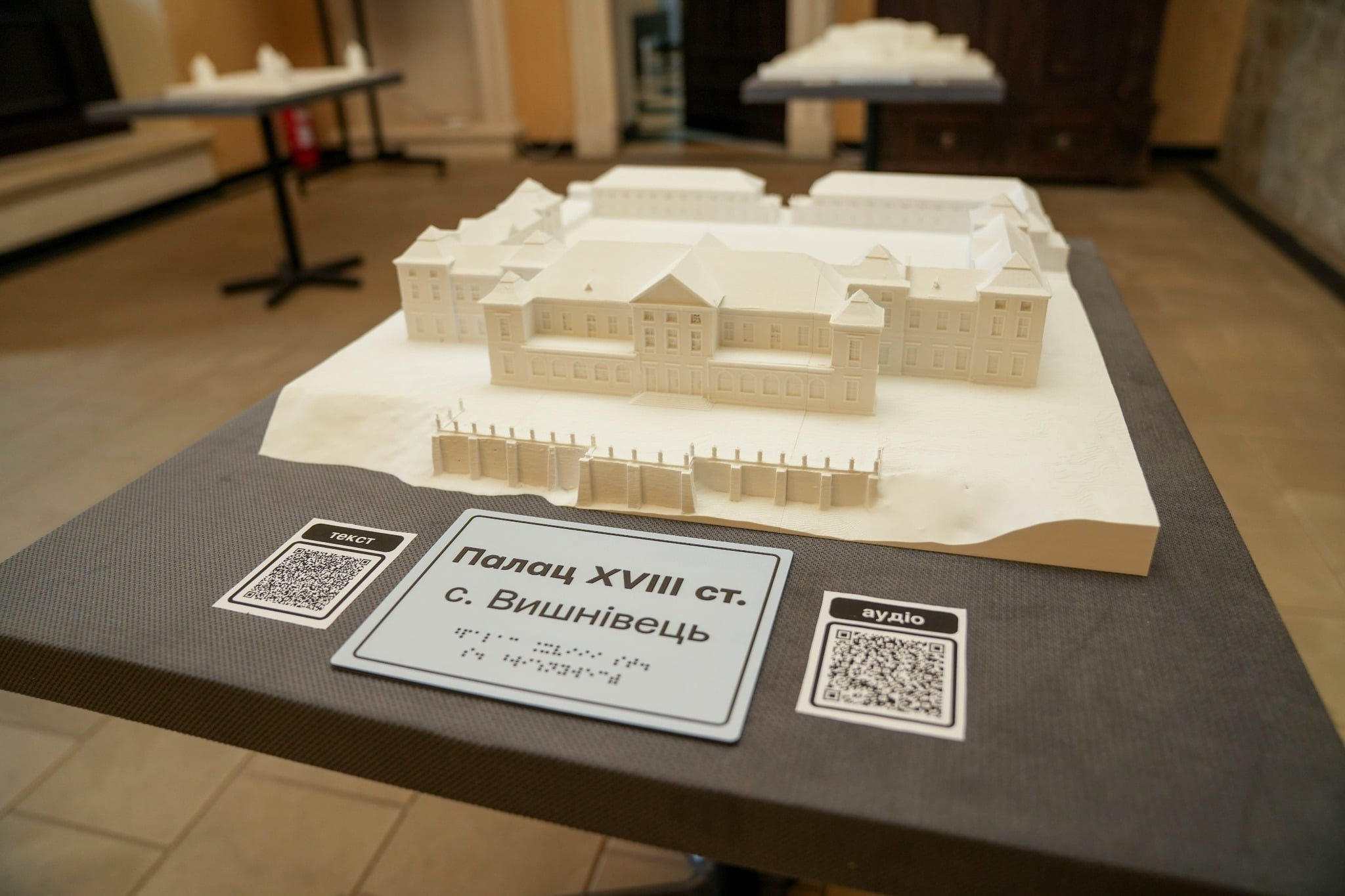 У Збаразькому замку презентували результати проєкту «Інклюзивна мобільна виставка «Замки Тернопілля»