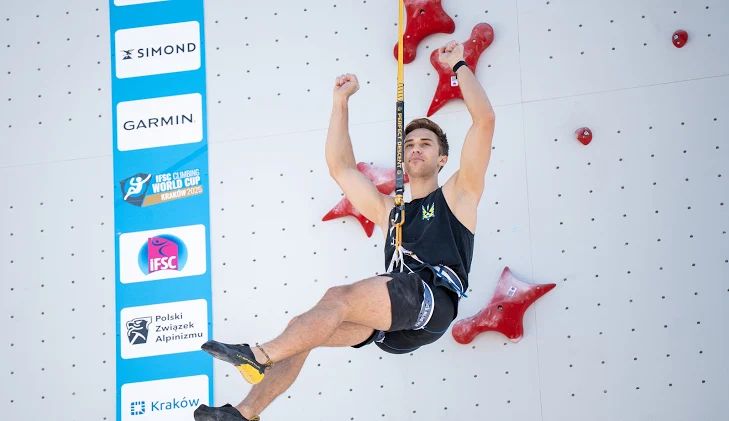 Кубок Європи зі скелелазіння: український «спайдермен» Ярослав  Ткач виборов «срібло»