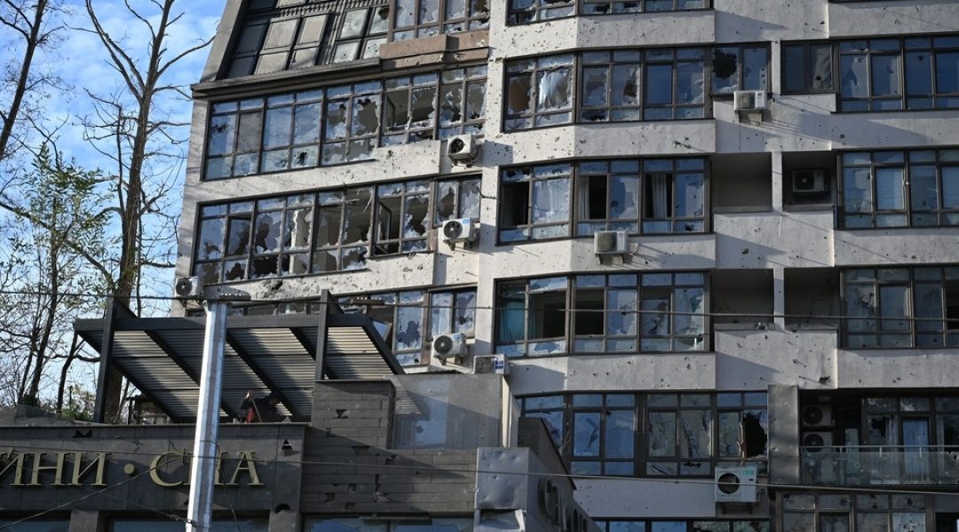 Наслідки нічного удару по Києву.