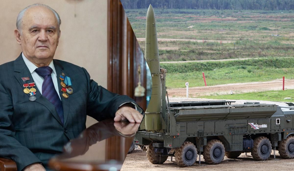 Валеріан Соболєв і його "дітище"-  російський оперативно-тактичний ракетний комплекс "Іскандер".