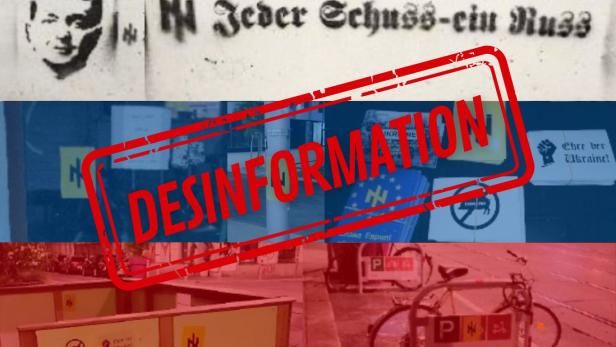 Путін веде свою війну з дезінформацією на вулицях Відня.