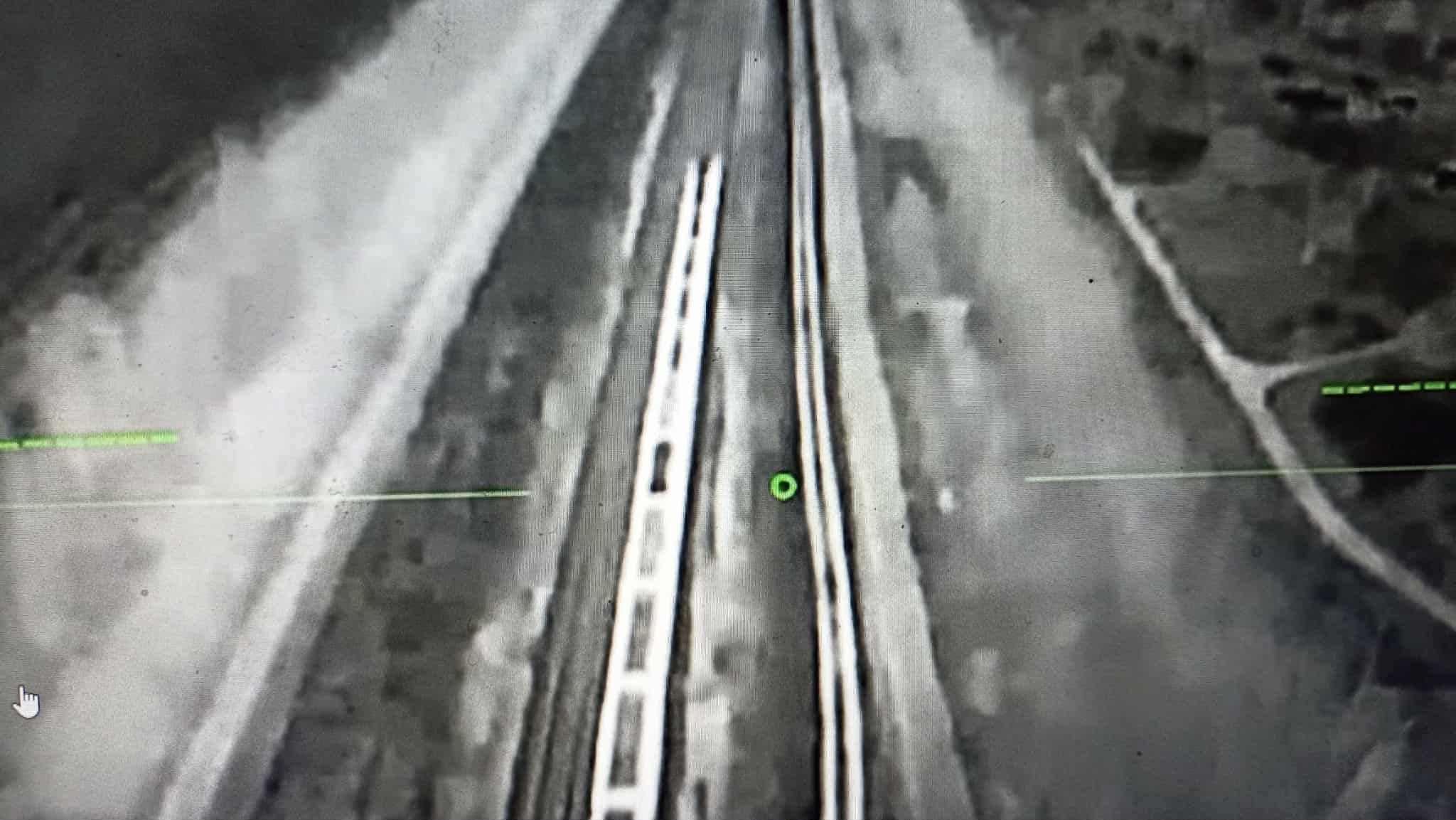 В окупованому Криму, поблизу н.п Янтарне ударні БпЛА ССО уразили потяг з ПММ для окупаційних військ в русі.