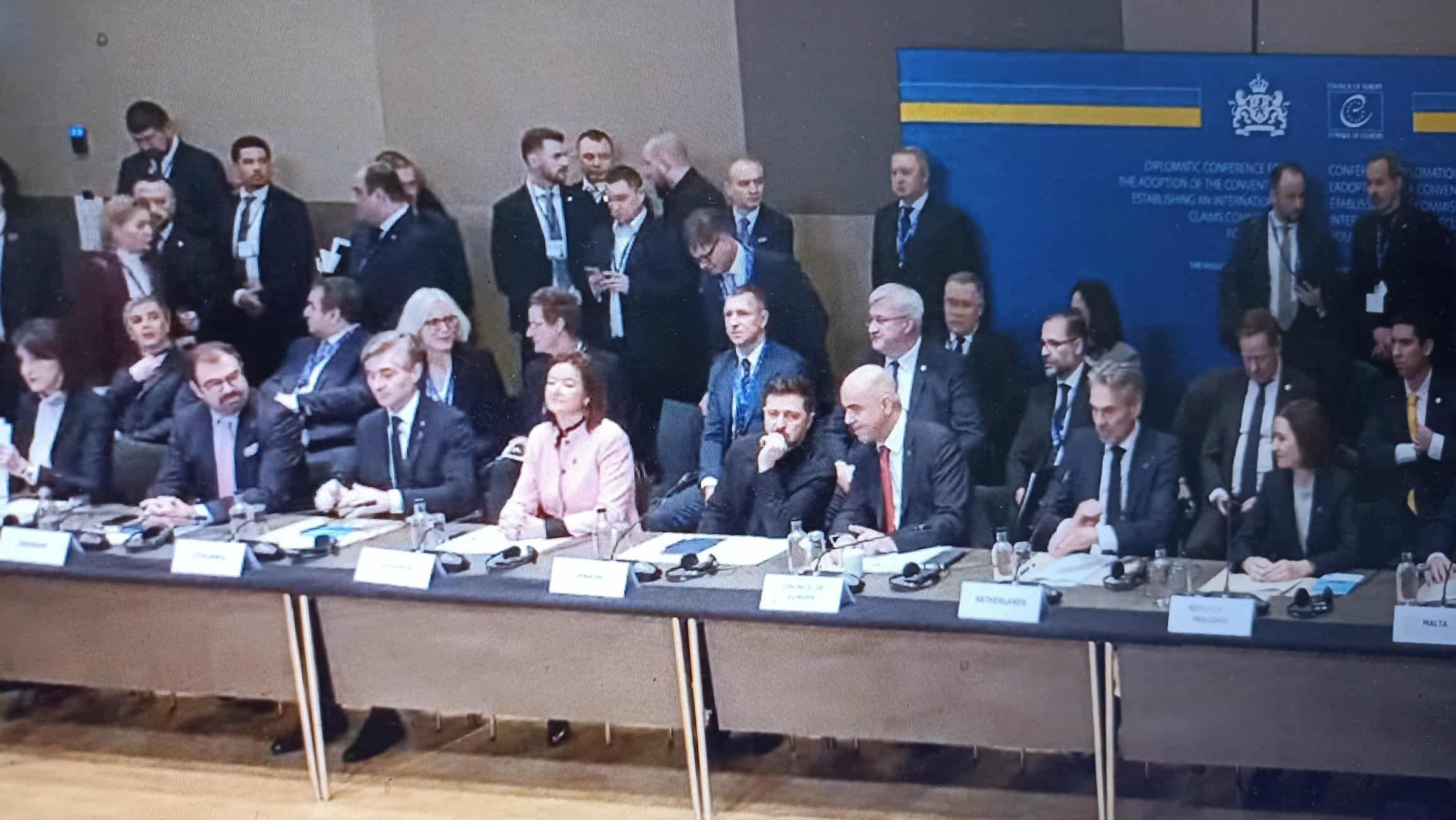 Конференція зі створення Міжнародної комісії щодо компенсації збитків, завданих Росією.