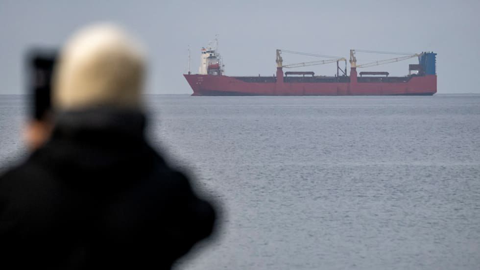 Затримане російське підсанкційне судно.