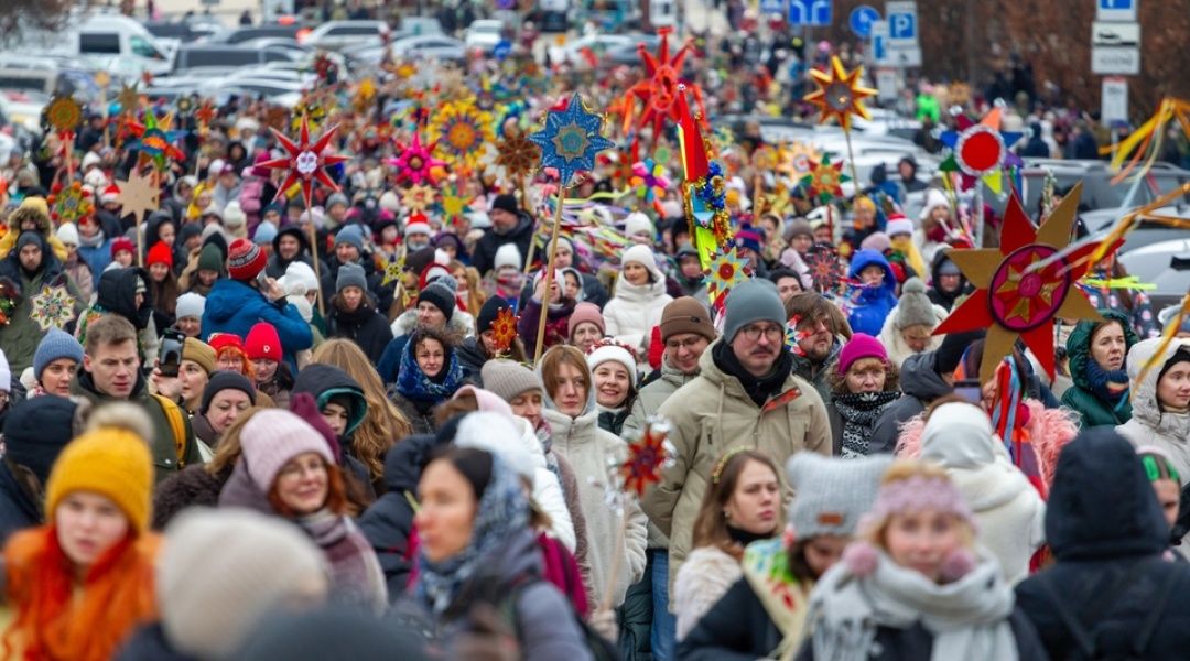 Центр Києва 25 грудня 2025 року.