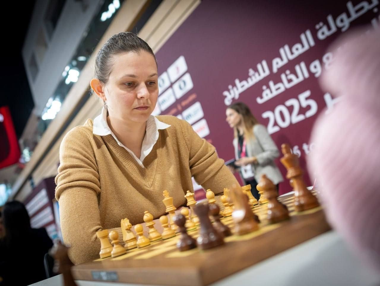 Анна Музичук стала другою на чемпіонаті світу-2025 з бліцу в Катарі.