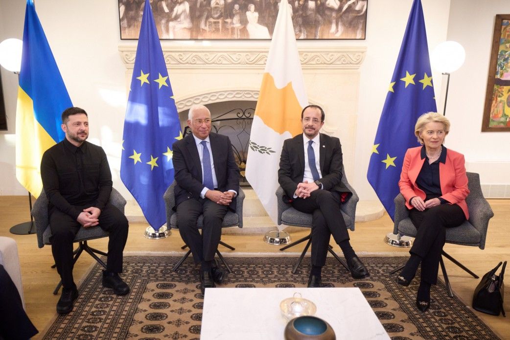 Президент обговорив із Нікосом Христодулідісом, Антоніу Коштою та Урсулою фон дер Ляєн пріоритети головування Кіпру в Раді Євросоюзу.