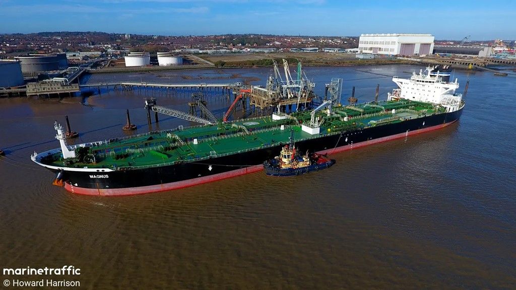 Танкер Olina минулого тижня вийшов із Венесуели повністю завантажений нафтою.