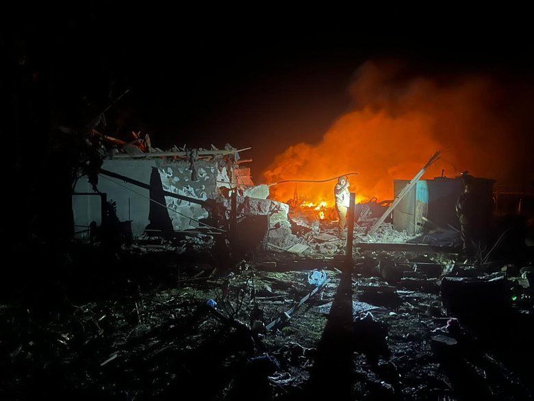 Наслідки нічної атаки рашистів на Донеччину.