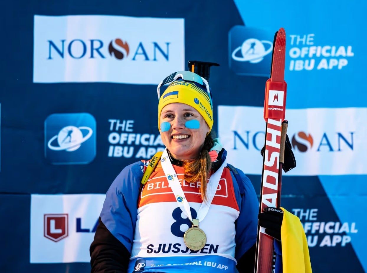 Анастасія Меркушина неочікувано виграла індивідуальну гонку на чемпіонаті Європи.