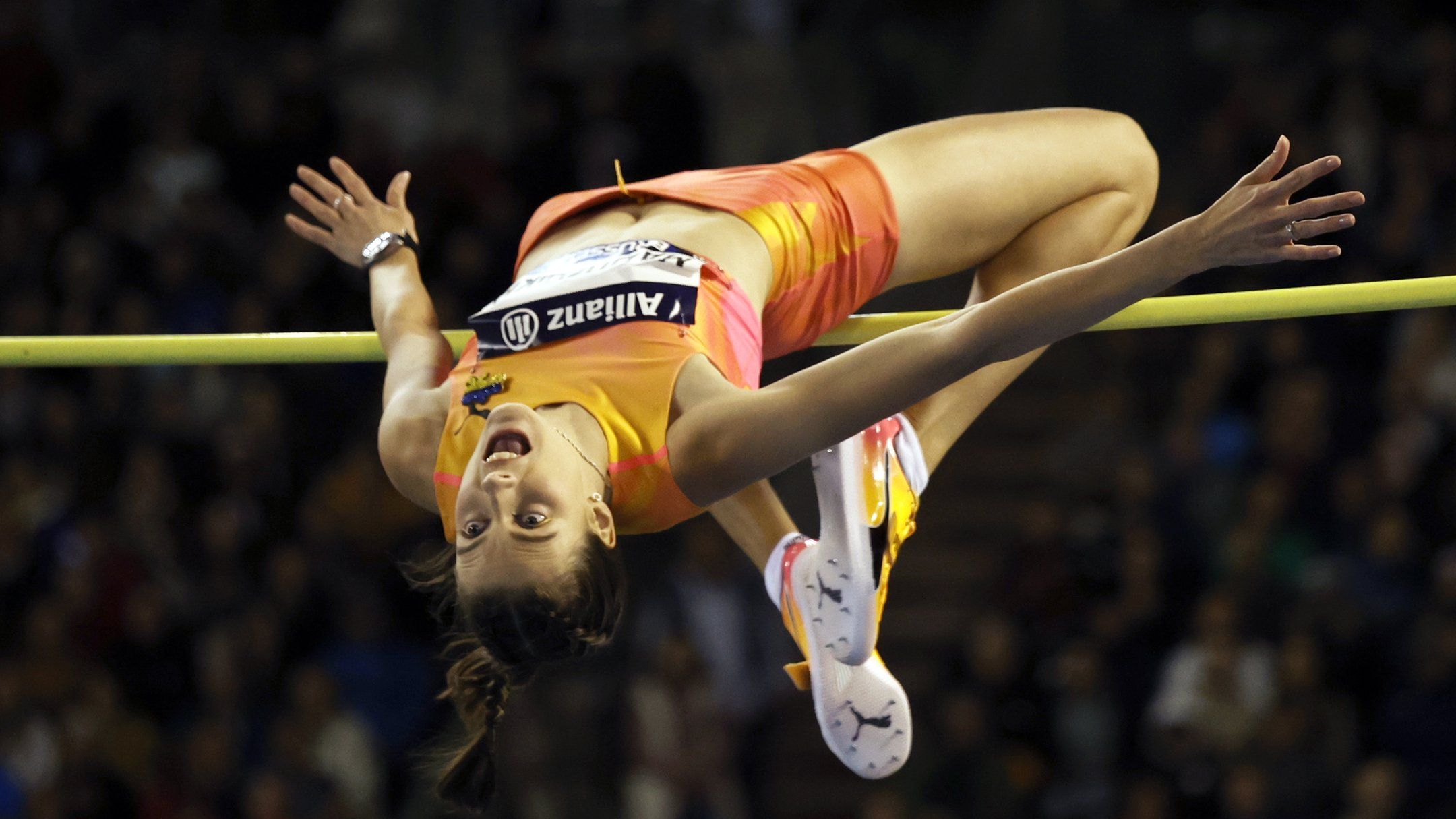 Уперше з 2021 року Ярослава Магучіх змагалася на легкоатлетичному чемпіонаті України в приміщенні.