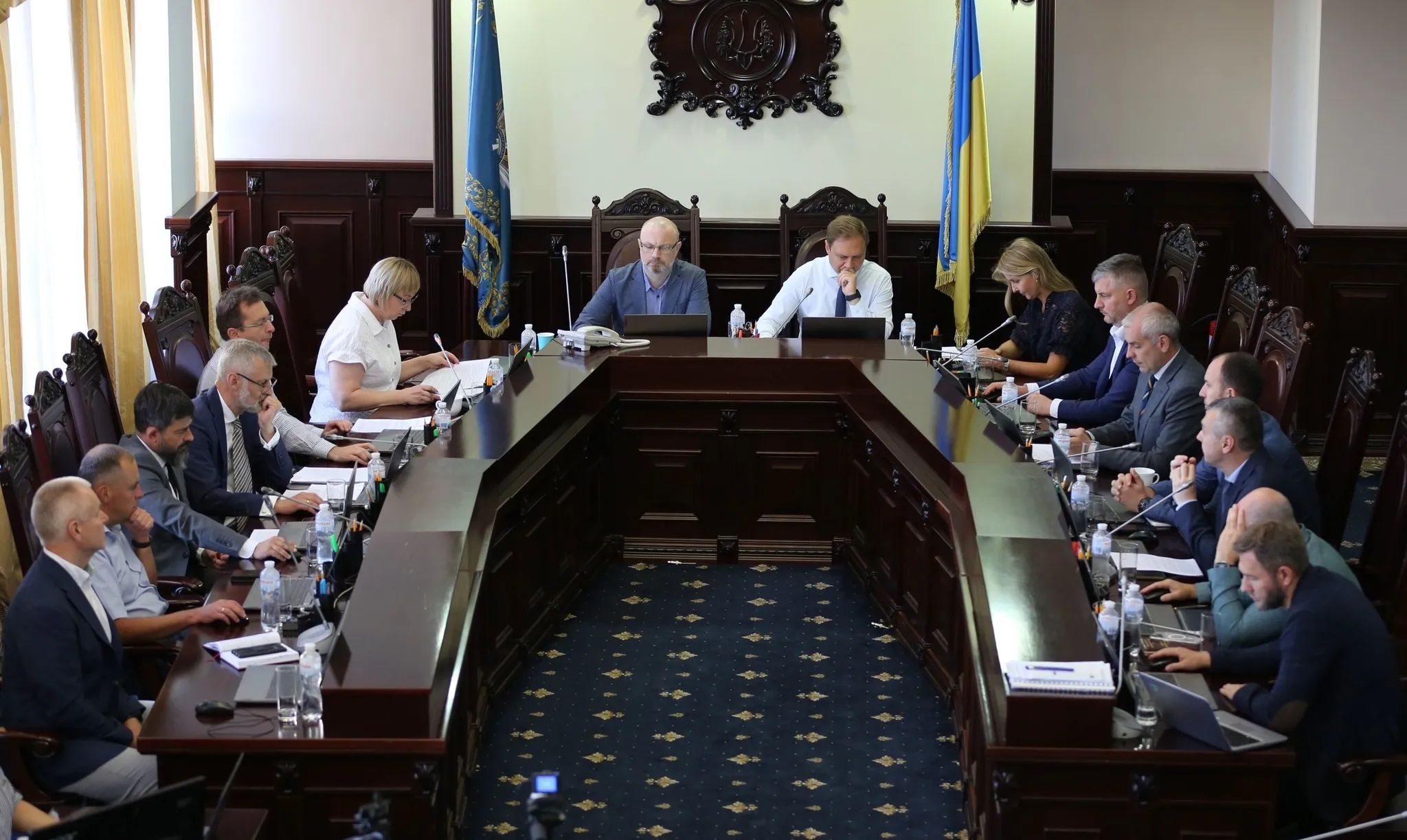 Засідання Вищої кваліфікаційної комісії суддів, яка рекомендує суддів до призначення на посади.