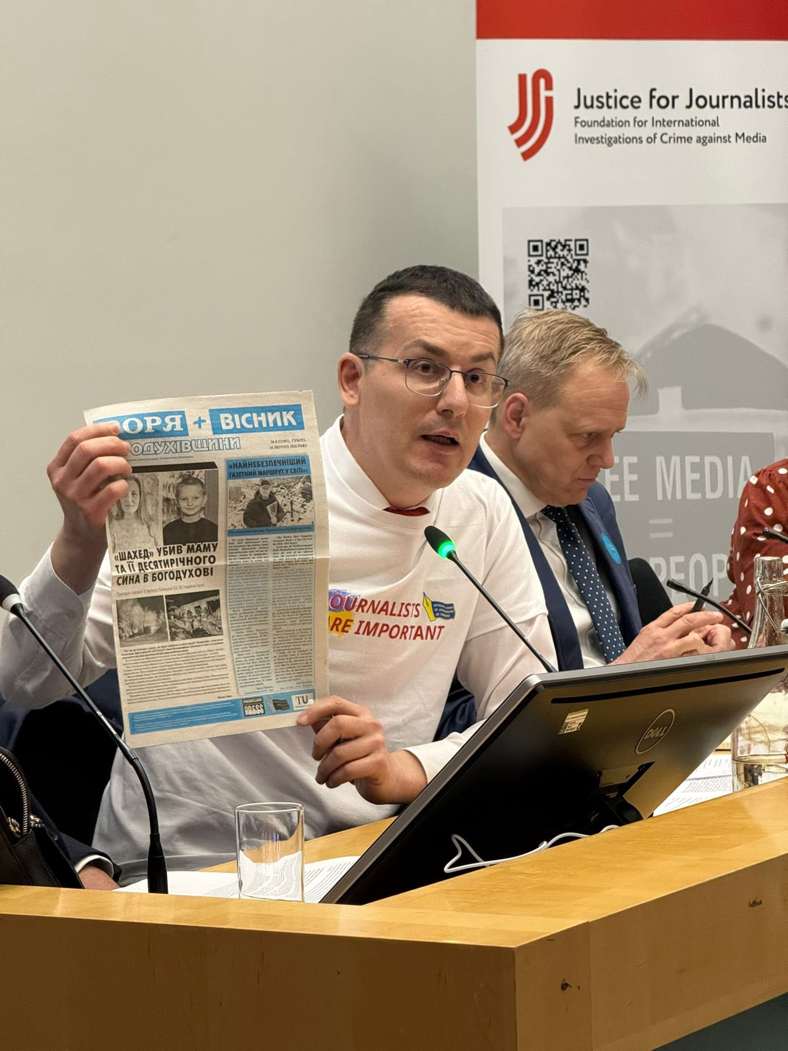 Слово — зброя. Сергій Томіленко в Лондоні говорив про 144 загиблих українських медіапрацівників