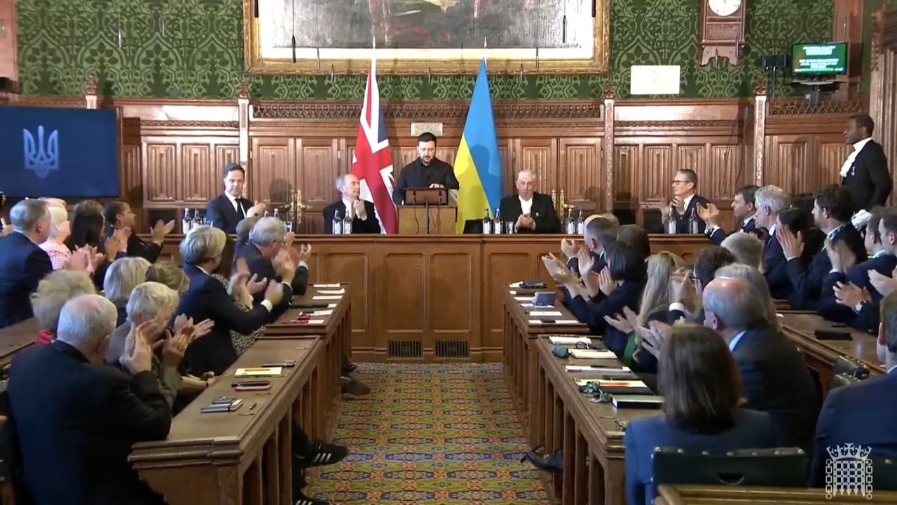 Звернення Президента України Володимира Зеленського до парламенту Великої Британії.
