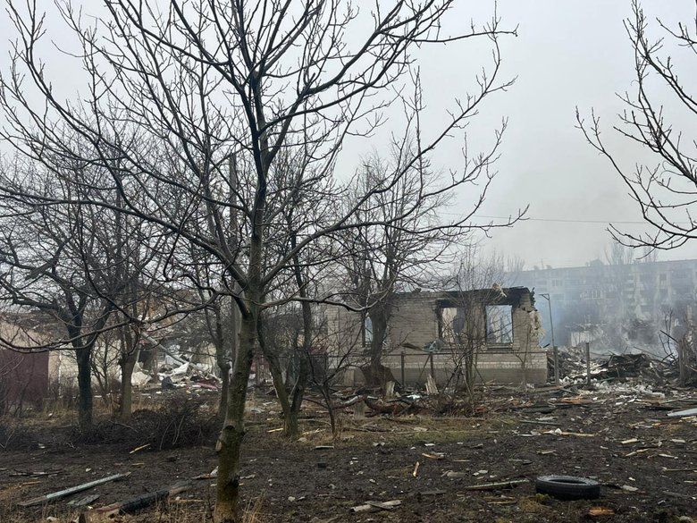 Наслідки удару по Краматорську керованими авіабомбами.