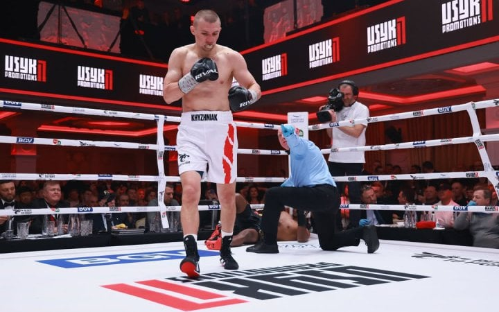 Чемпіон паризької Олімпіади-2024 Олександр Хижняк переможно розпочав боксерську професіональну кар’єру