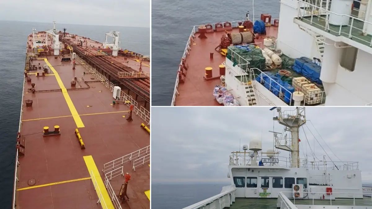 У Чорному морі вибухнув турецький танкер Altura з російською нафтою.