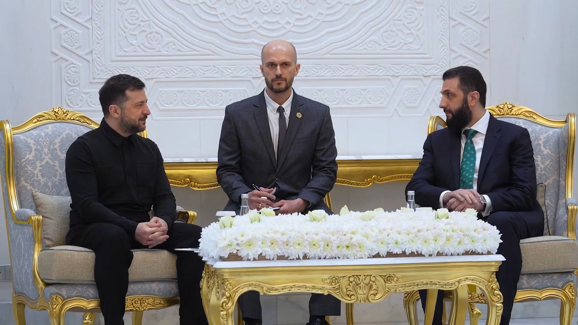 Президент Володимир Зеленський у Дамаску провів зустріч з очільником Сирії Ахмедом аш-Шараа.