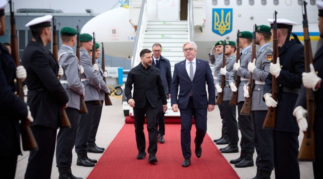 Володимир Зеленський прибув з офіційним візитом до Німеччини.