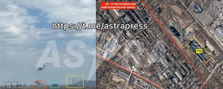 Під ударом Стерлітамакський нафтохімічний завод, що виробляє авіаційне паливо.