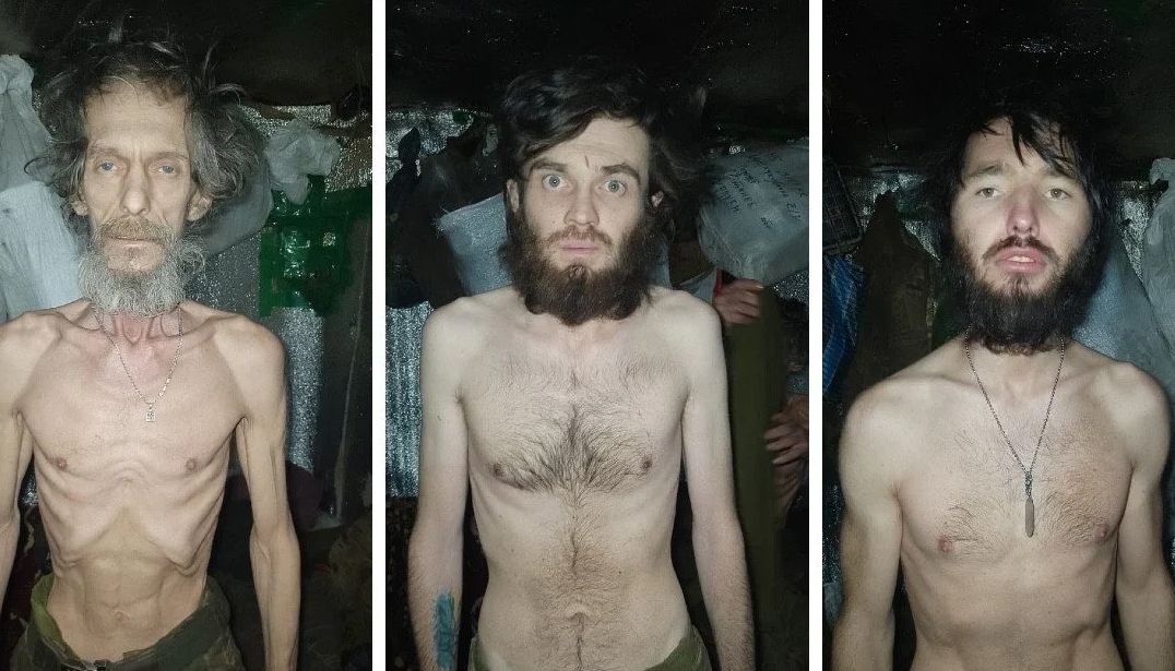 Виснажені через недоїдання бійці 14-ї ОМБр.