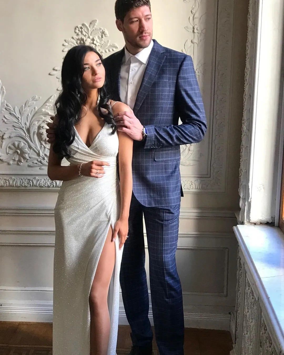 В’ячеслав Кравцов з колишньою  дружиною Еліною Руденко.