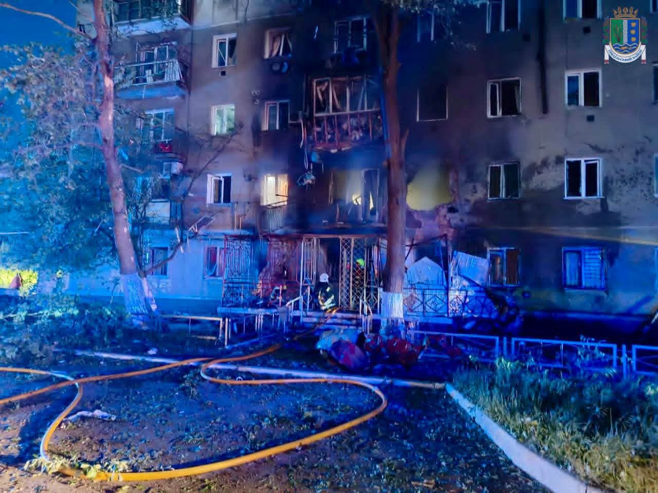 Наслідки масованої нічної атаки ворога півдня Одещини ударними безпілотниками.