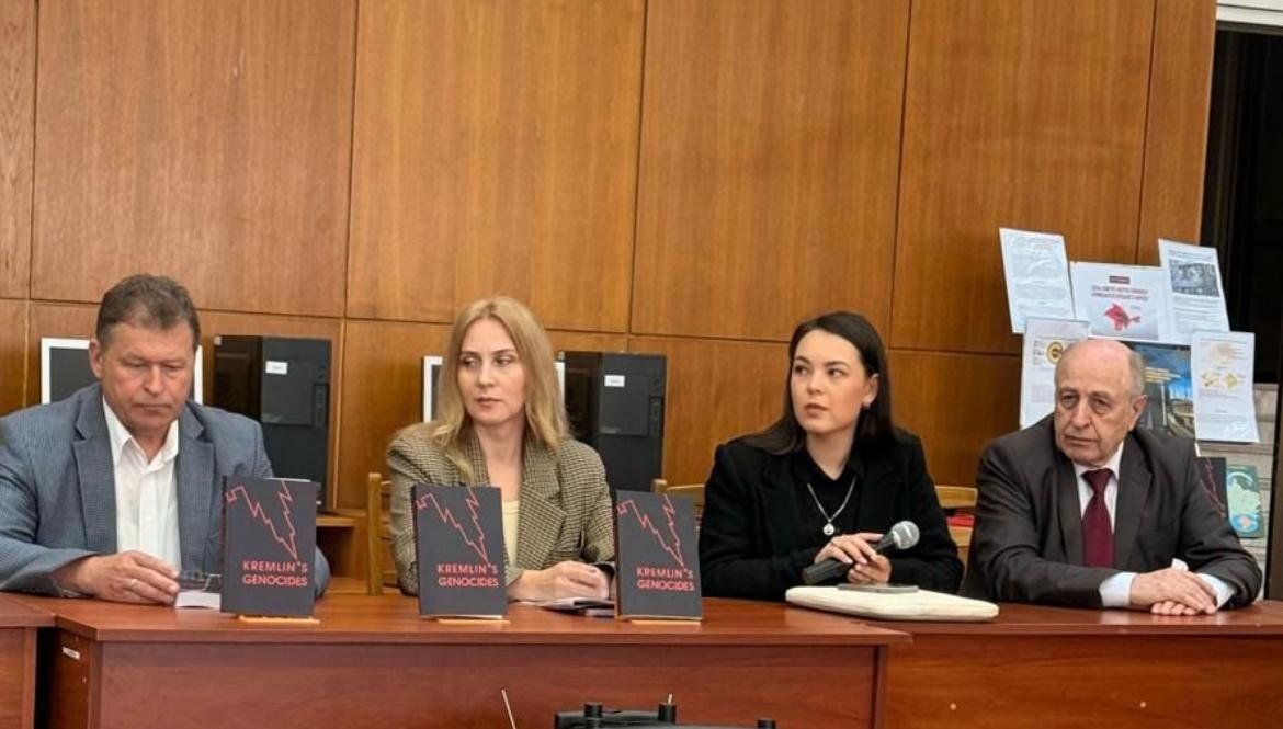 Упорядники збірника — Олександр Скрипнюк, Олеся Стасюк та Богдан Футей — представили аудиторії ґрунтовну доказову базу злочинів Кремля, яка тепер доступна міжнародному читачеві.