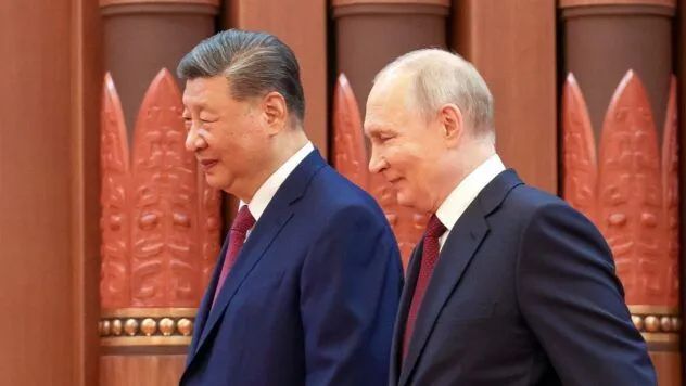 Сі Цзіньпін та путін — погляд в один бік.
