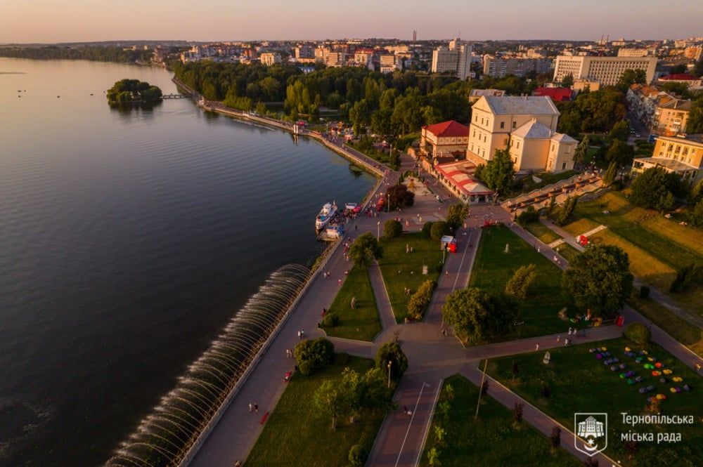 Панорама Тернополя.