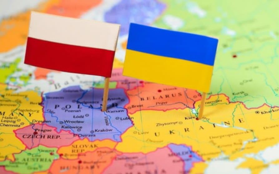 Польща й Україна – сусіди.