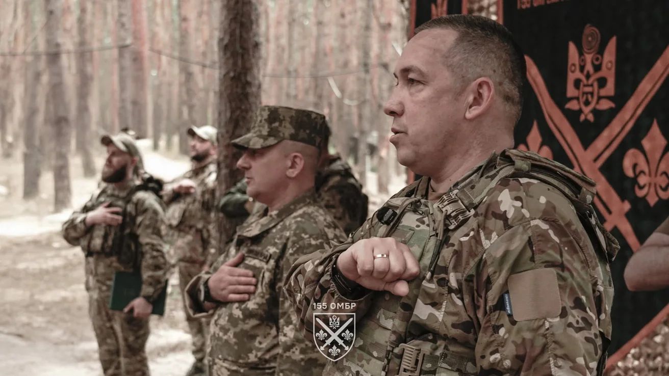 Командир 155 механізованої бригади Станіслав Лучанов.