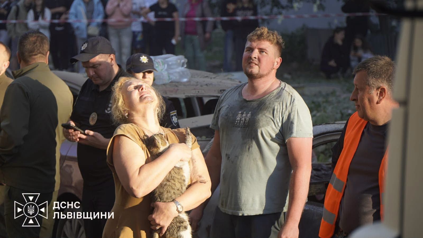 Наслідки російського удару по Львову.