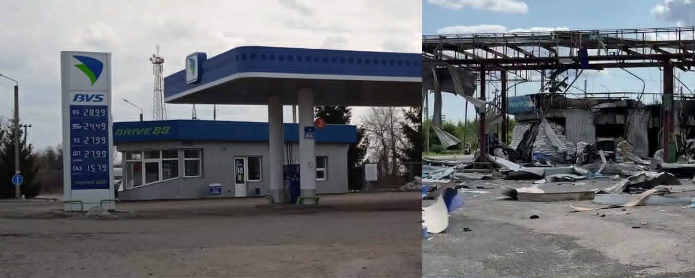 Вже у четвертій області: росія почала цілеспрямовано знищувати АЗС Полтавщини