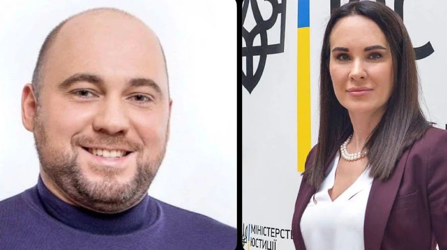 Нардеп Вадим Столар та заступниці керівника ОП Ірина Мудроа..