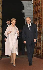 Путін звично пащекував, Тимошенко підхихикувала