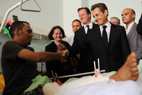 Де був Каддафі, тепер ходить Саркозі